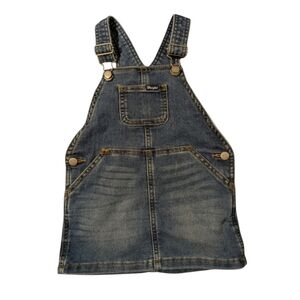 Wrangler Blue Denim Overall Dress Size 2T